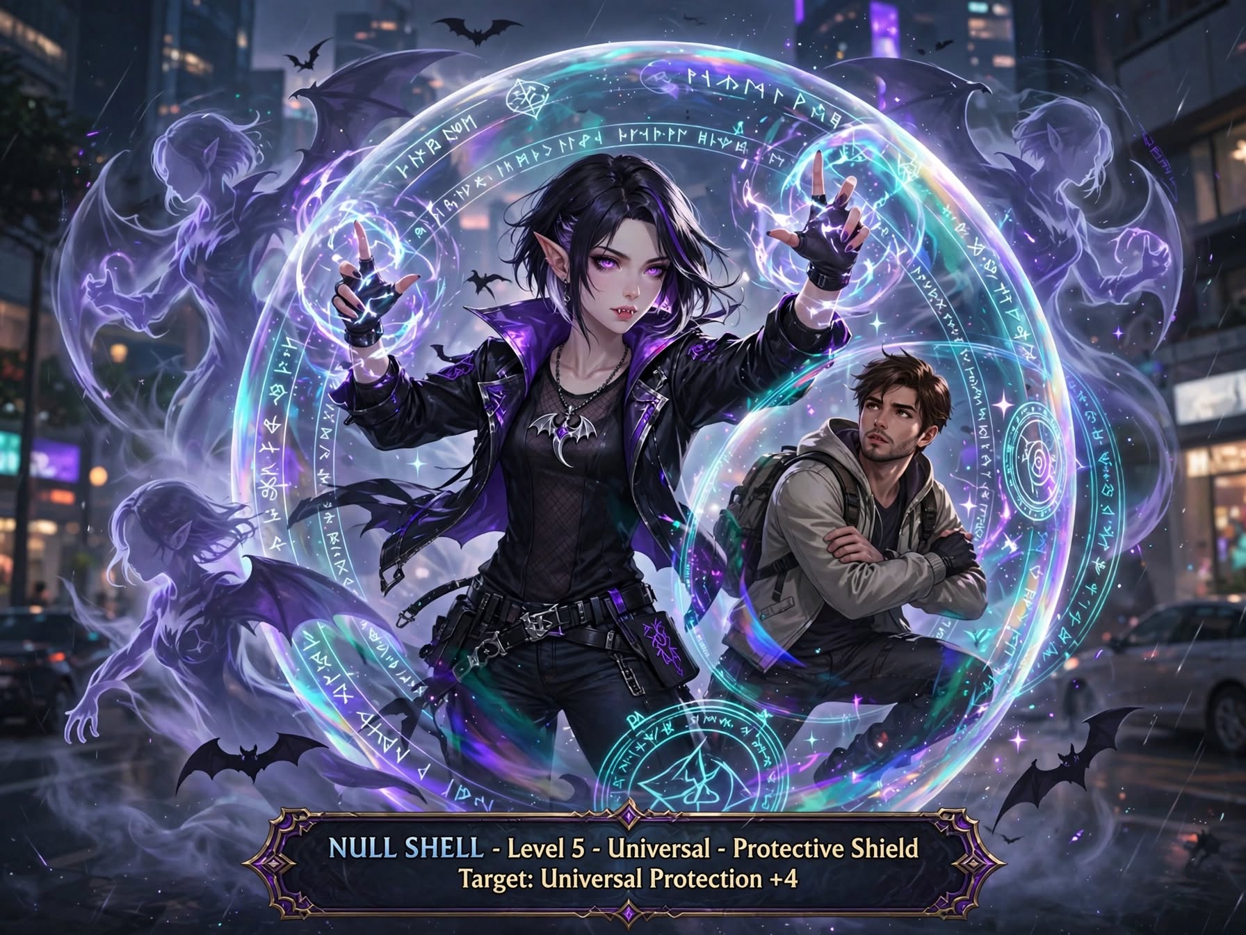 Null Shell magic spell for 5 level