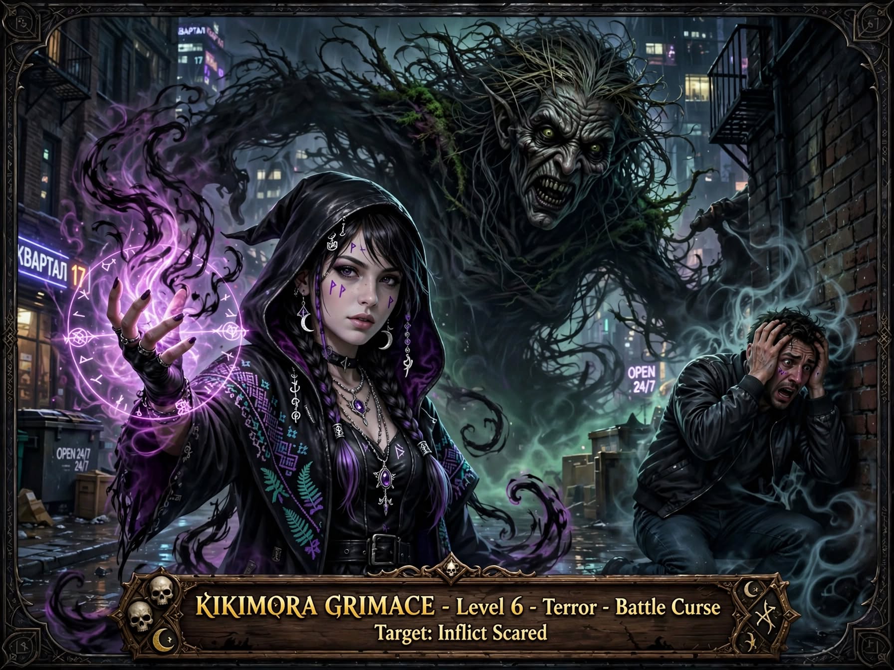Kikimora Grimace witch spell