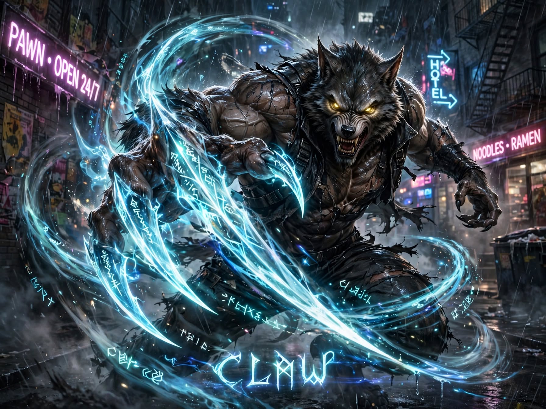 Werewolf form uses a Claw
